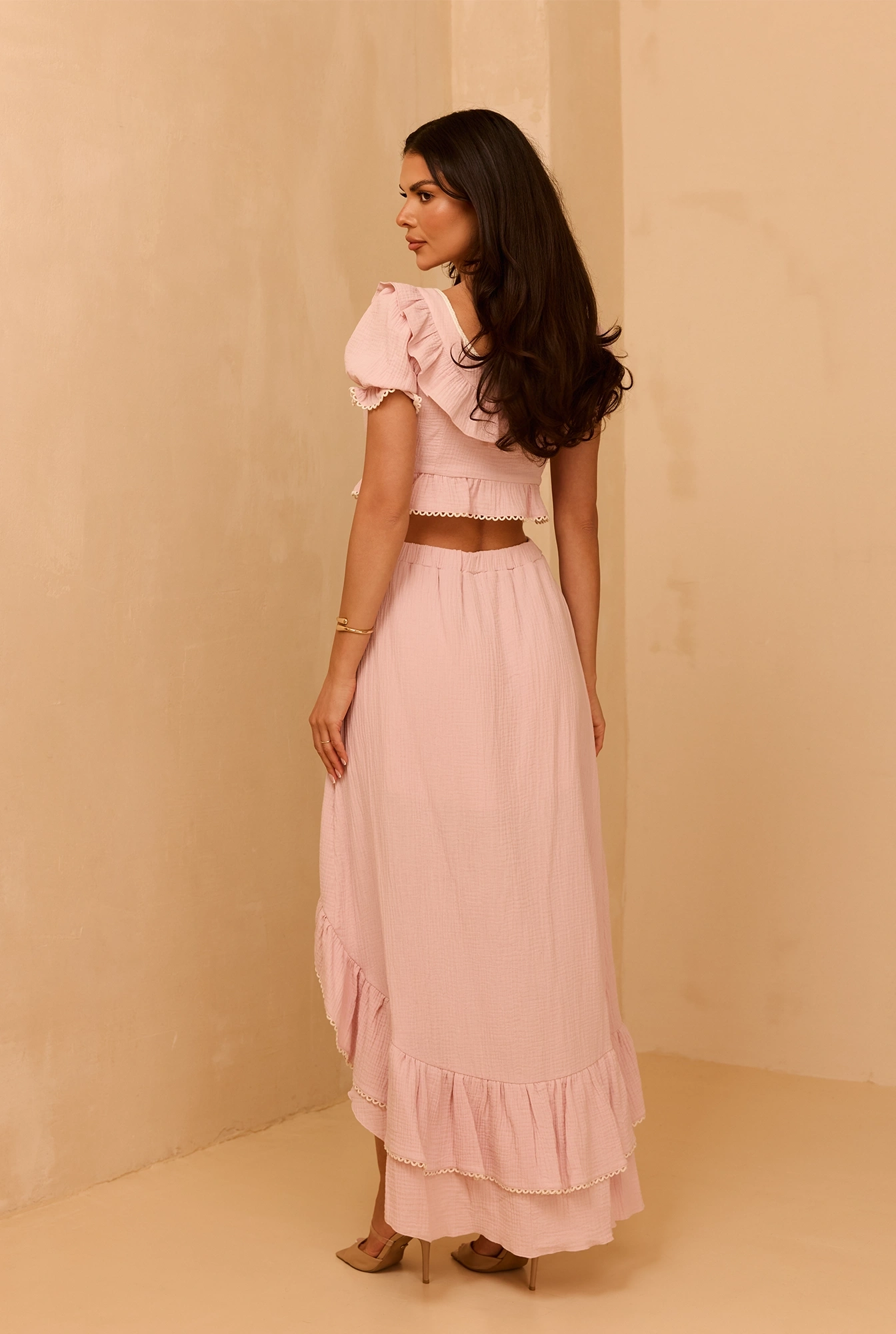 Set Ester Pink - set in cotone color rosa festivo